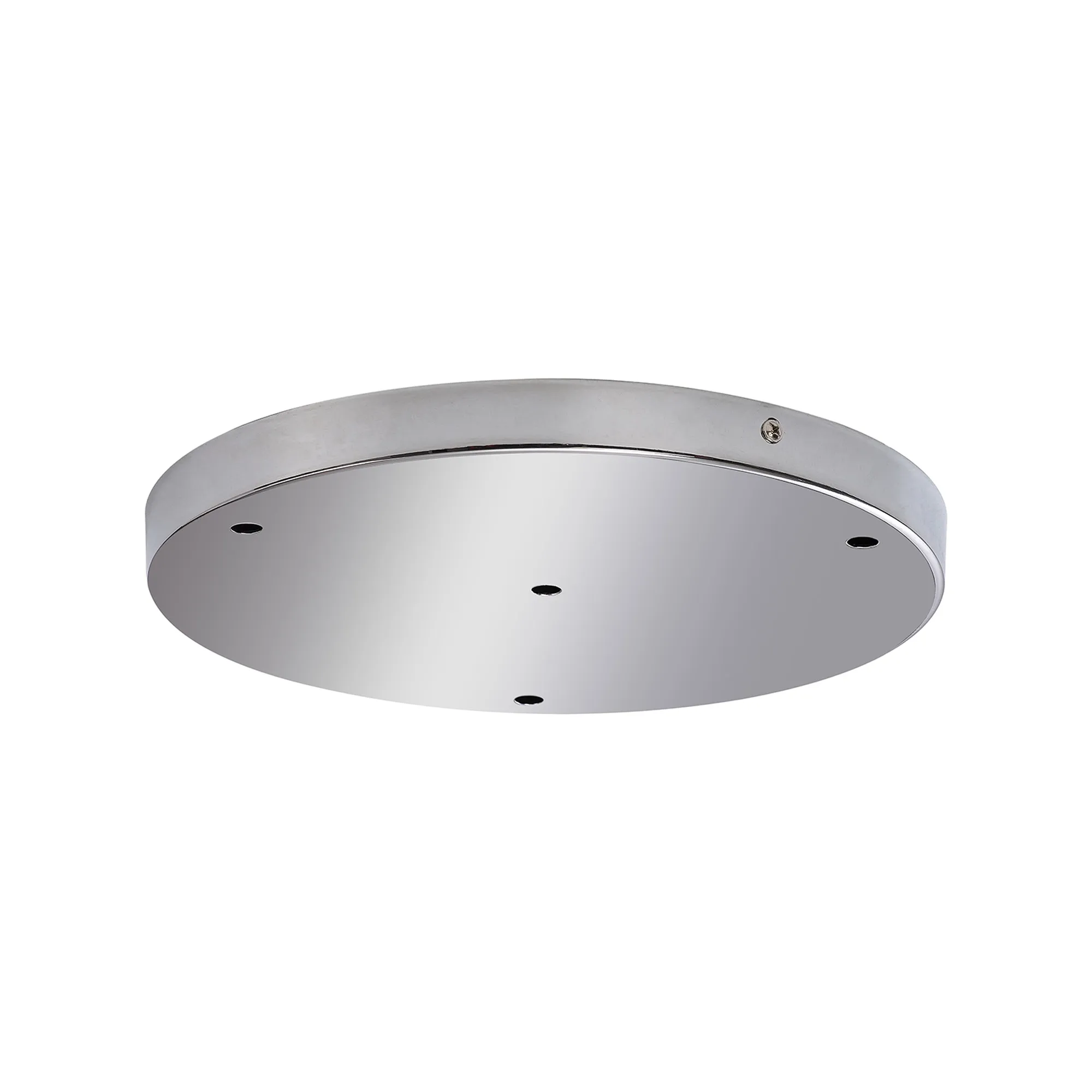 Hayes 4 Hole 28cm Round Ceiling Plate Polished Chrome Stainless Steel